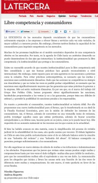 Libre competencia y consumidores