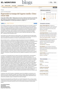 Superando la trampa del ingreso medio: Cómo crecer más.