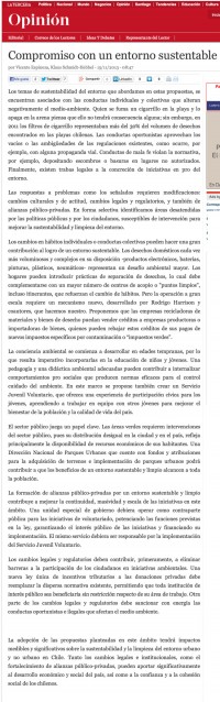 La Tercera 15 noviembre 2013