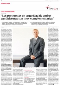 La Tercera 17 noviembre 2013