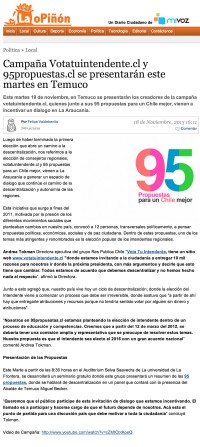 La Opiñon 18 noviembre 2013